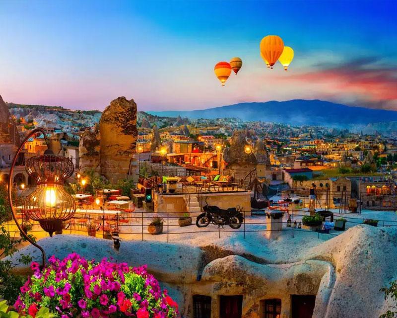 <a style="pointer-events: none;">3 Star Umrah Package for 14 Nights with Turkey Holidays - All inclusive </a> <p class="prce"><span class="small">From</span> <span class="prceclr">£933.00</span></p><hr>               <p>                <ul class="custom_scroll"><li>6 Nights in Makkah at AlFajer AlBadya Hotel</li>   <li>5 Nights in Medina at Ramada Madinah Al Hamra Hotel</li> <li>3 Nights in Istanbul at Istanbul My Assos Hotel</li>  <li>Flights available from London, Manchester, Birmingham and Scotland</li>  <li>Visa, Return Flights, Transport, and Ziyarat included</li></ul>              </p>              <span><a href="https://wa.me/+442035041840" target="_blank"> <img src="https://staging.almusafirtravel.co.uk/wp-content/uploads/2025/05/chat.png" class="tel3"/> <a/>                 <a href="https://staging.almusafirtravel.co.uk/3-star-umrah-package-for-14-nights-with-turkey-holidays-all-inclusive/" class="tel2"><button>Enquire Now <i class="fa-solid fa-circle-chevron-right"></i></button></a> </span>